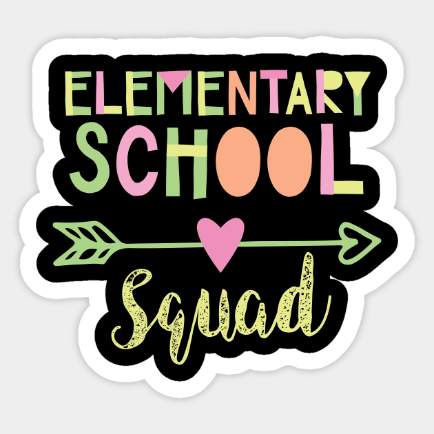 Elementary School Squad Sticker by BetterManufaktur